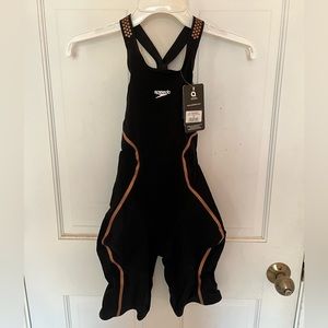 Speedo Intent Open Back Kneeskin tech suit, size 22.